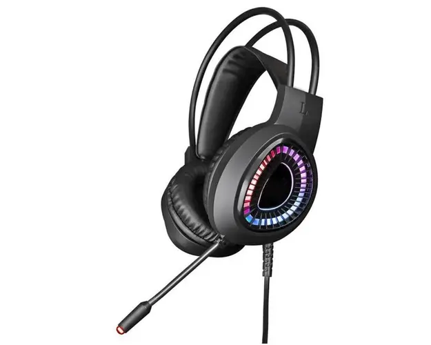 Casti Gaming Varr VH8010, Iluminare RGB, Surround 7.1, Microfon (Negru)