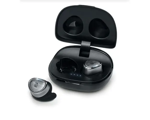 Casti True Wireless Muse M-290 TWS, Bluetooth, Touch Control, 25 ore Autonomie, Microfon (Negru)
