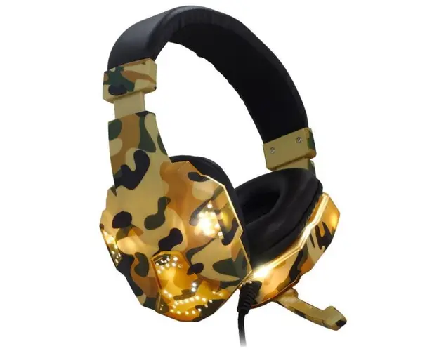 Casti Gaming Spacer SPGH-CAMO, microfon (Camuflaj)