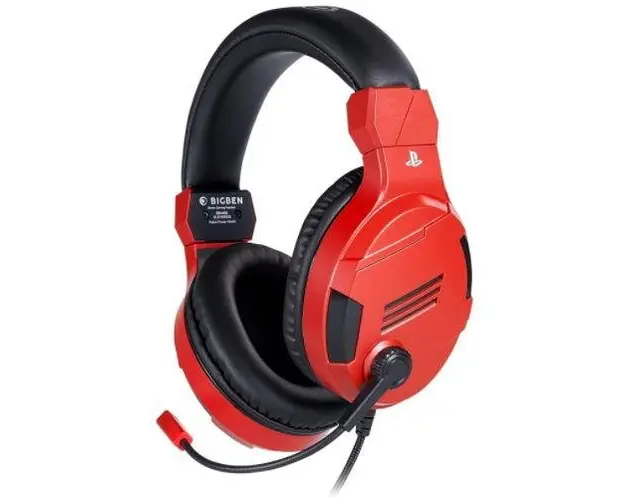 Casti Stereo Gaming Big Ben SETV3, Jack 3.5 mm, Microfon, PS4 (Rosu)