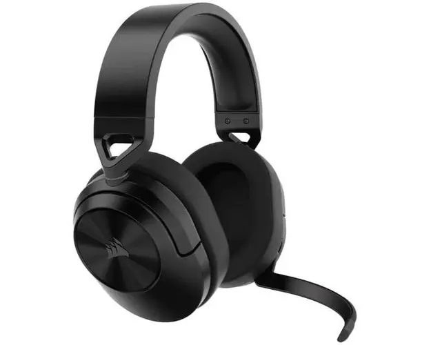 Casti Stereo Wireless Corsair HS55, Microfon, Dolby Atmos (Negru)
