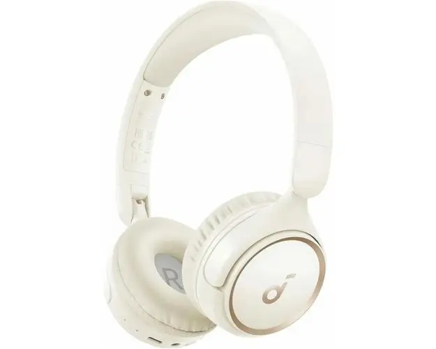 Casti Stereo Wireless On-Ear Anker Soundcore H30i, Design Pliabil, Pure Bass, Bluetooth 5.3 (Alb)