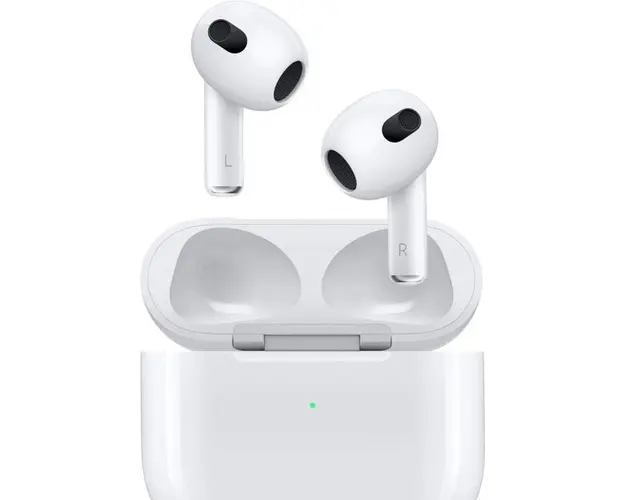Casti True Wireless Apple Airpods 3, In-ear, Waterproof, Wireless Charging (Alb)