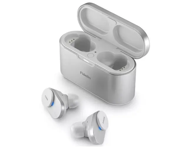 Casti True Wireless Philips Fidelio, ANC, Microfon, Bluetooth (Alb)