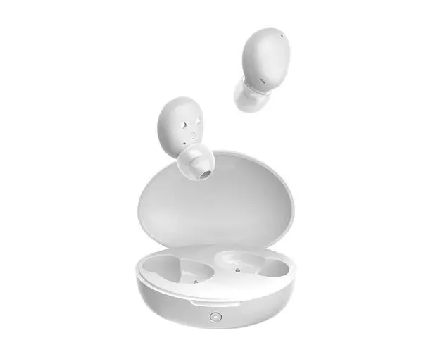 Casti True Wireless QCY T16, Bluetooth, Touch Control, Quick Charge (Alb)