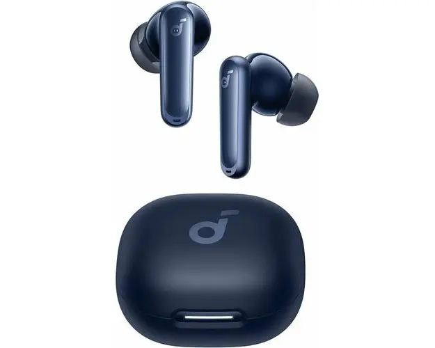 Casti True Wireless Anker Soundcore P40i, Bluetooth 5.3, Adaptive Noise Cancelling, Carcasa de incarcare 2-in-1, Waterproof IPX5 (Albastru)