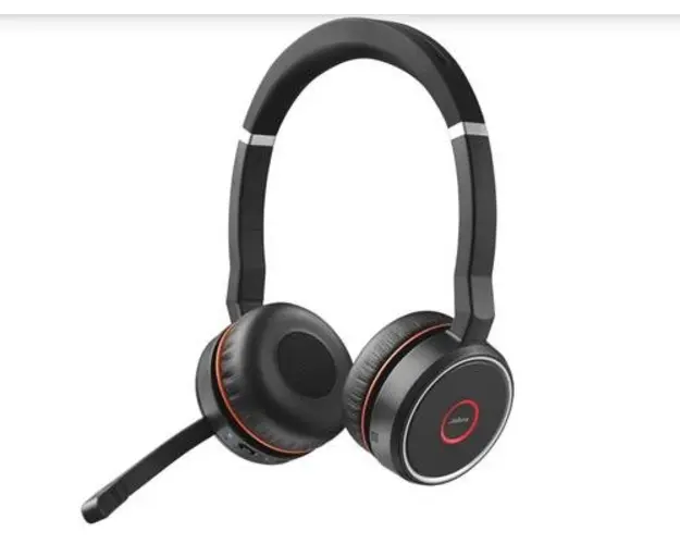 Casti Wireless Jabra Evolve 75 SE MS Duo, Bluetooth, Microfon (Negru)