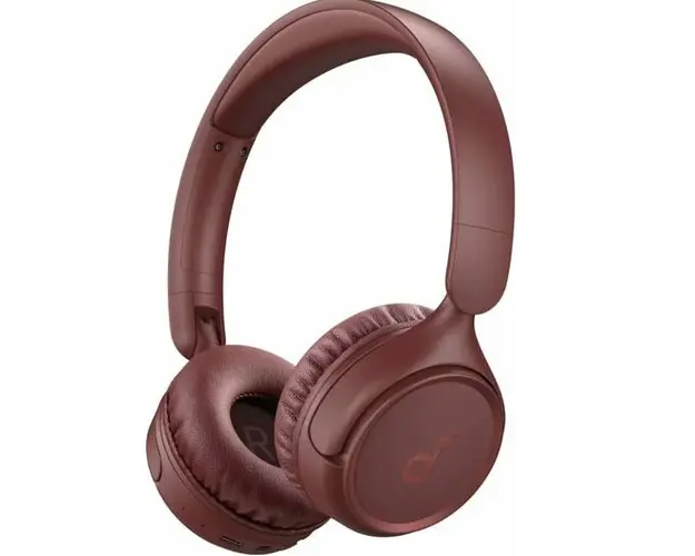 Casti Stereo Wireless On-Ear Anker Soundcore H30i, Design Pliabil, Pure Bass, Bluetooth 5.3 (Rosu)