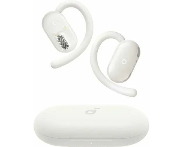 Casti alergare True Wireless Open-Ear Anker Soundcore V20i, Autonomie 36 ore, IP55, Bluetooth 5.4 (Alb)