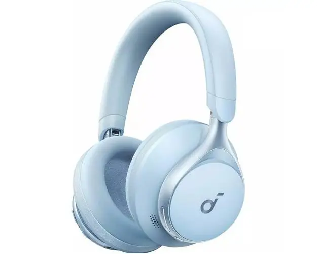 Casti Stereo Wireless Over-Ear Anker Soundcore Space One, Bluetooth 5.3, Adaptive Active Noise Cancelling, LDAC Hi-Res (Albastru)