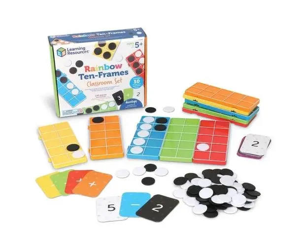 Set matematic baza 10 Learning Resources Curcubeu
