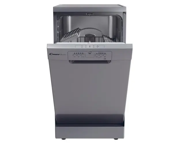Masina de spalat vase independenta CANDY CDPH 2L1049S, 10 seturi, 5 programe, 45 cm, Clasa E (Argintiu)