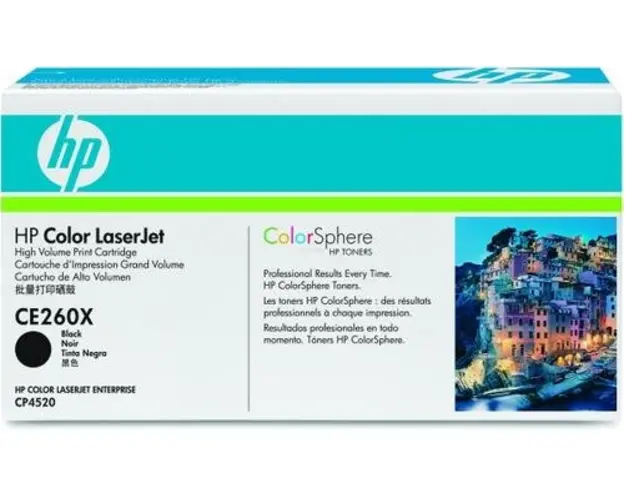 Toner HP CE260X (Negru - de mare capacitate)