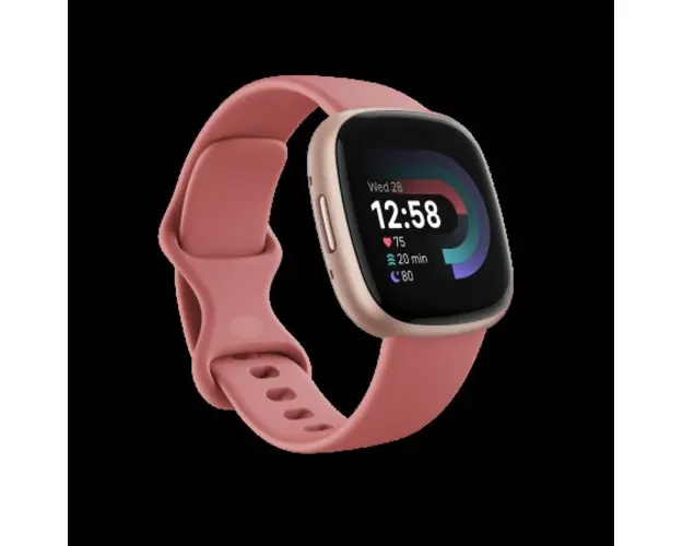 Ceas activity tracker Fitbit Versa 4, GPS, NFC, Bluetooth, Waterproof (Roz)