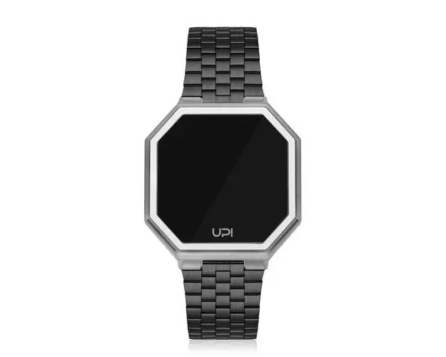 Ceas UpWatch Edge MATTE TWO TONE (Argintiu/Negru)