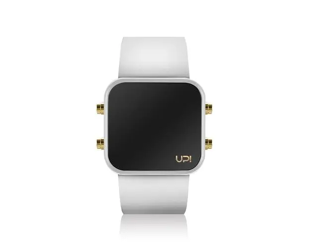 Ceas UpWatch LED MINI (Auriu/Alb)