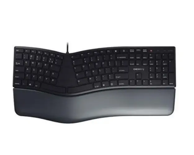 Tastatura Cherry KC 4500 ERGO, USB, Layout US (Negru)