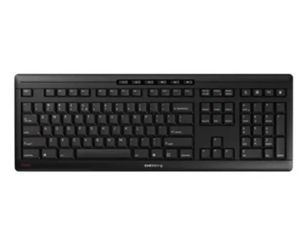Tastatura Wireless Cherry STREAM, USB, Layout US International (Negru)
