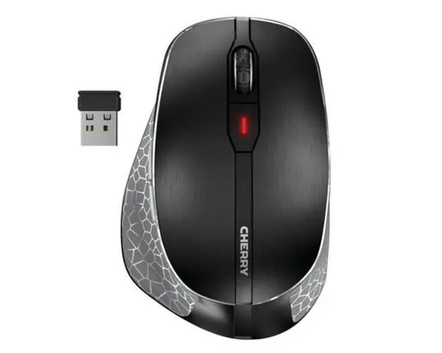 Mouse Wireless Cherry MW 8C ERGO AES Ergonomic, 3200 DPI, Bluetooth 4.0 (Negru/Gri)