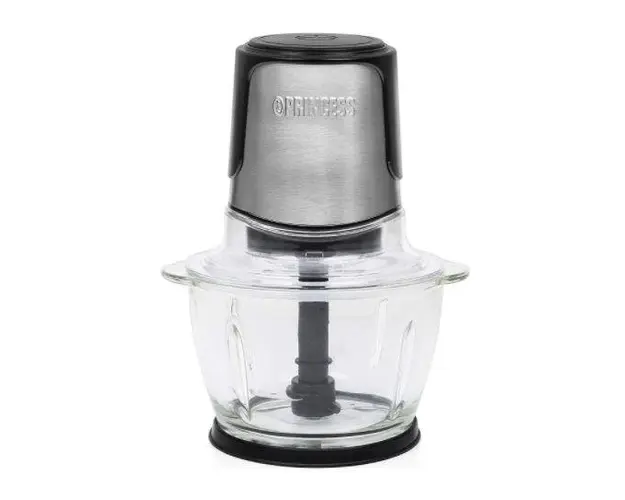Mini Chopper Princess, 300 W, 1 L (Negru/Argintiu)