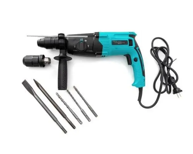 Ciocan rotopercutor Detoolz DZ-SE131, 800 W, 1100 RPM (Negru/Albastru)