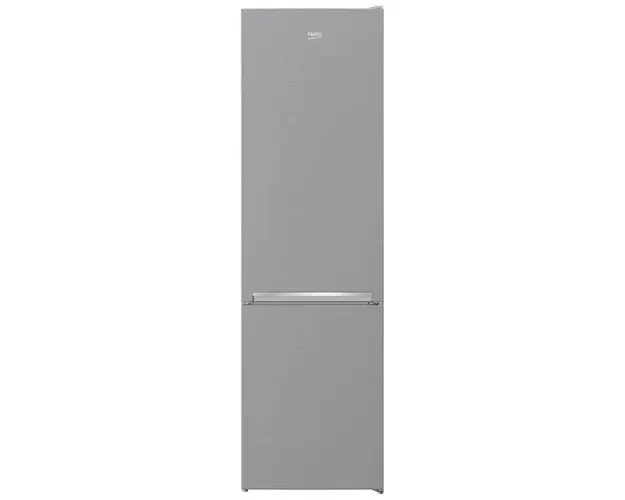 Combina frigorifica Beko RCSA406K40XBN, 386 l, Clasa E, Termostat reglabil, Iluminare LED, H 202.5 cm (Argintiu)