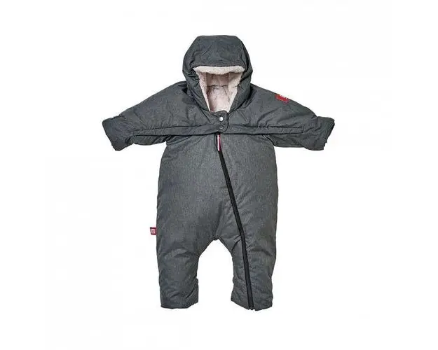 Combinezon Red Castle T-zip 6-12 luni Grey