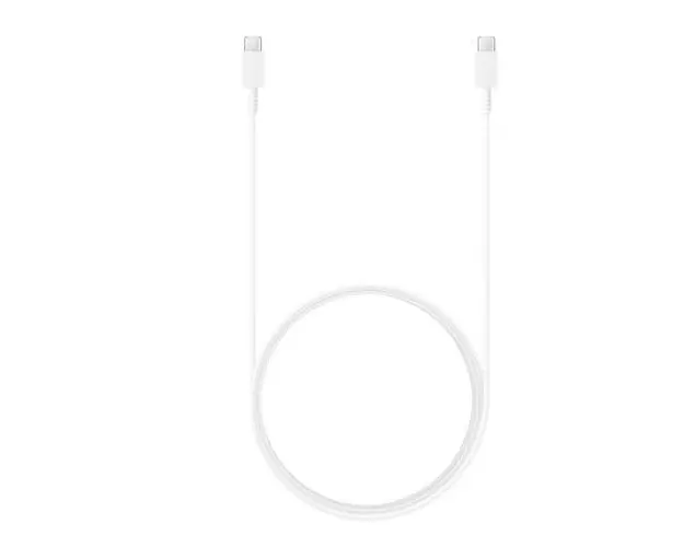 Cablu date Samsung EP-DX510JWEGEU, USB Type-C la USB Type-C, 1.8m, 20V, 5A (Alb)
