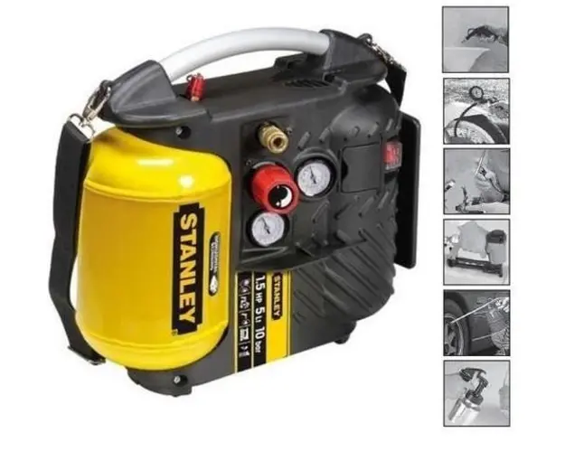 Compresor Stanley DN200/10/5, 5 l, 10 bar, 1.5 CP