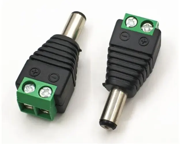 Pachet 10 Conectori de alimentare OTHER LN-CT01G (TATA), 12V, cu surub, 5.5x2.1mm