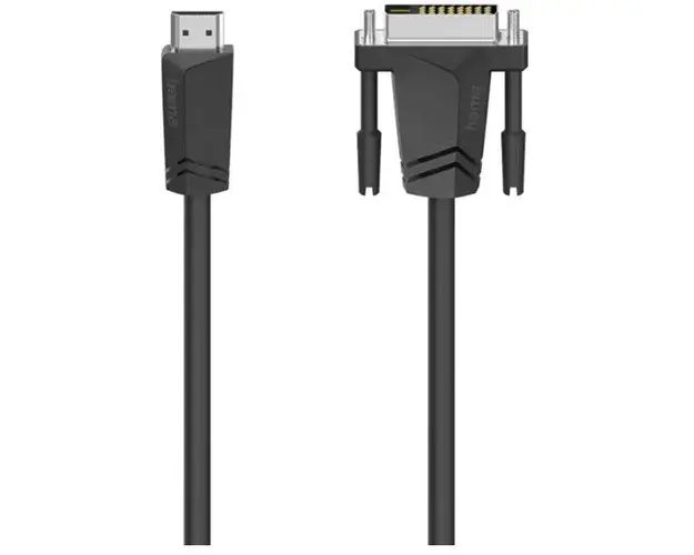 Cablu HAMA 205018, HDMI - DVI/D, 1.5m, FullHD (Negru)