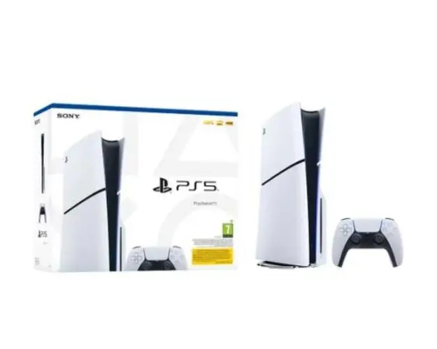 Consola Sony PlayStation 5 Slim (PS5), 1TB, Disc Edition (Alb)