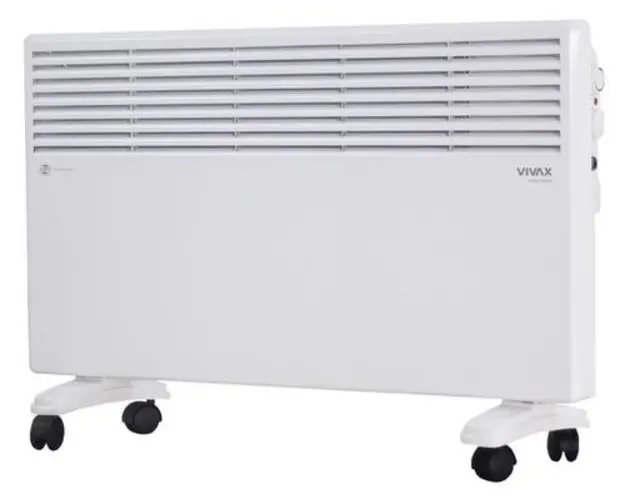 Convector electric de podea/perete Vivax PH-2002, 2 Trepte de putere, Termostat, 2000 W (Alb)