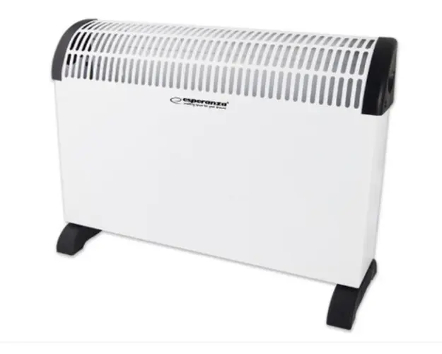 Convector electric Esperanza Tanami ESP-EHH008, 750/1250/2000 W (Alb/Negru)