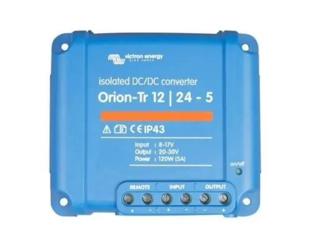 Convertor DC-DC Victron Energy Orion-Tr 12/24-5A, 120W (Albastru)