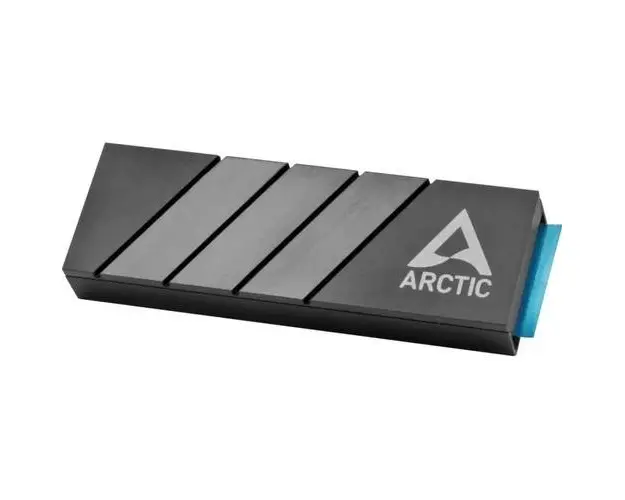 Cooler pasiv Arctic M2 Pro, Aluminiu, Montare pe SSD (Negru)
