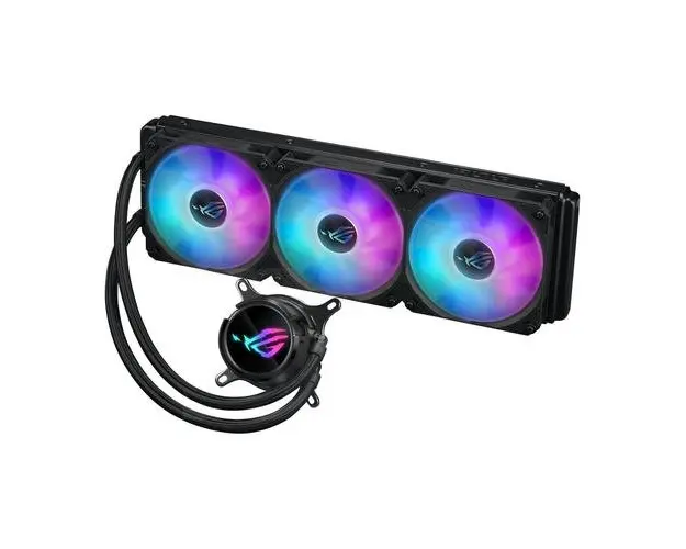 Cooler CPU ASUS ROG STRIX LC III 360, iluminare ARGB, 3x120 mm, 2200 rpm, PWM (Negru)