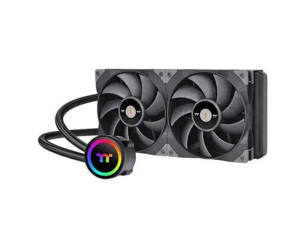 Cooler CPU Thermaltake TOUGHLIQUID 280 AIO, iluminare ARGB, racire cu lichid, 2x140mm 