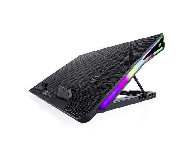 Cooler Stand Laptop Tracer Gamezone Wing, iluminare RGB, 17.3inch (Negru)