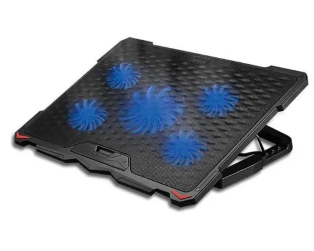 Stand Laptop Platinet PLCP5FB, 5 ventilatoare (Negru)