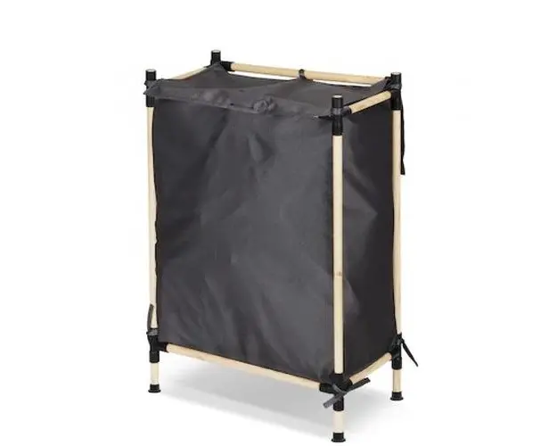 Cos de rufe lemn+material textil,75 cm, Seowood
