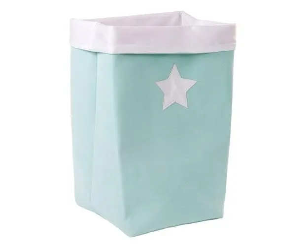 Cos depozitare panza Childhome 32x32x60 cm, Menta