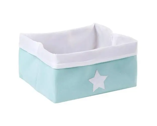 Cos depozitare panza Childhome 40x30x20 cm, Menta