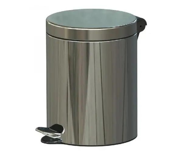 Cos Menajer De Gunoi Cu Pedala, Inox, 5L, Opera, Studio Casa