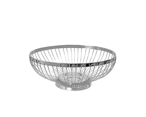 Cos oval pentru servire, inox, 29x20cm - Zokura