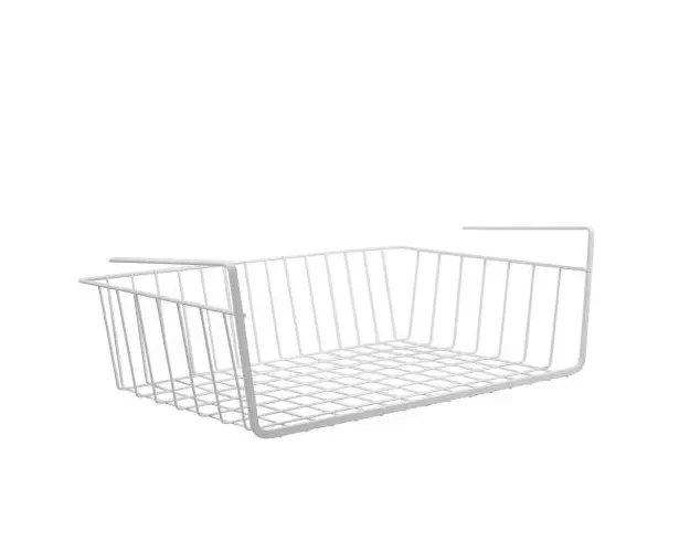 Cos suspendat sub raft, otel carbon, 30x24,5x10cm - Zokura