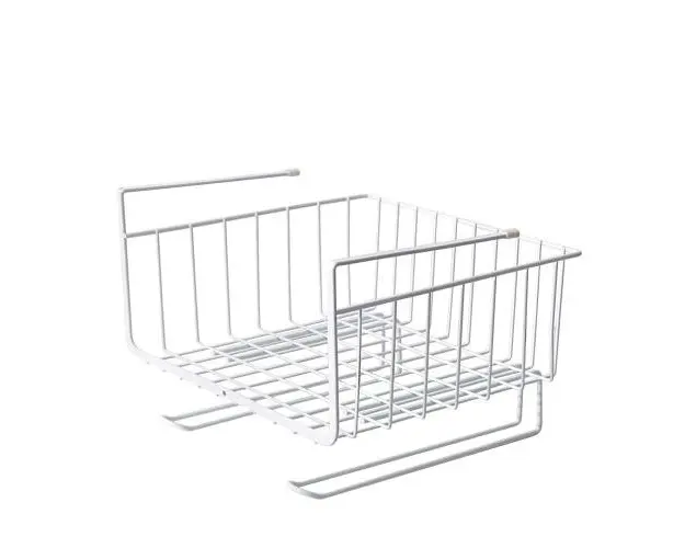 Cos suspendat sub raft, otel carbon, 29,5x24,5x18cm - Zokura