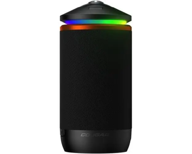 Camera Web Cougar Cyclops AiO, iluminare RGB, Microfon, 1920x800, USB (Negru)