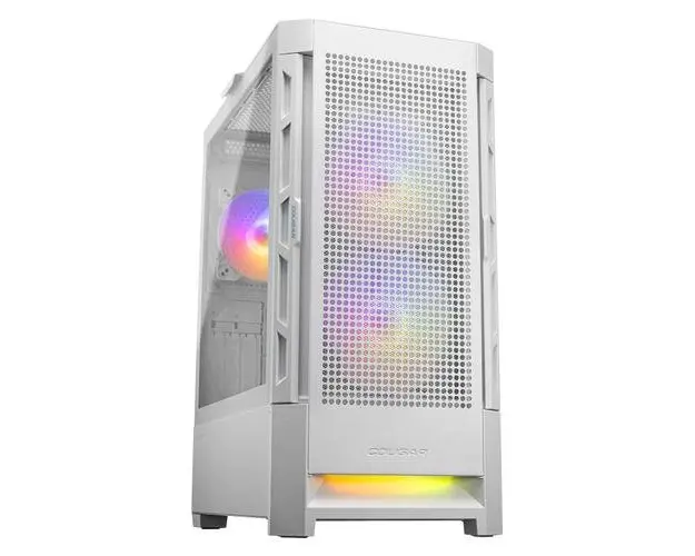 Carcasa Cougar Duoface RGB, Middle Tower, fara sursa, ATX (Alb)
