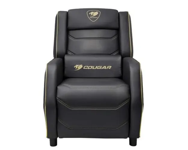Fotoliu Gaming Cougar Ranger S Royal, Ajustabil, Greutate maxima 160 kg (Negru/Galben)